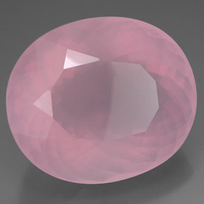 Quartz rose rose naturelle transparent, 150,80 ct, transparent / translucide