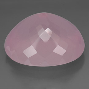 Quartz rose rose naturelle transparent, 150,80 ct, transparent / translucide