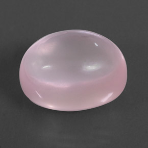 Quartz rose rose naturelle transparent, 15,47 ct, transparent / translucide