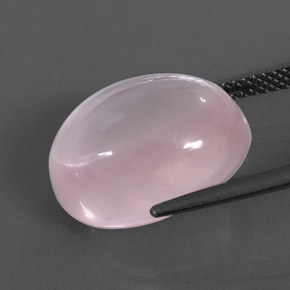 Quartz rose rose naturelle transparent, 12,51 ct, transparent / translucide