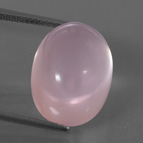 Quartz rose rose naturelle transparent, 15,32 ct, transparent / translucide
