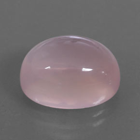 Quartz rose rose naturelle transparent, 13,21 ct, transparent / translucide