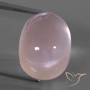 15.32ct Naturel Rose clair Quartz Rose, ovale, Transparent / Translucide
