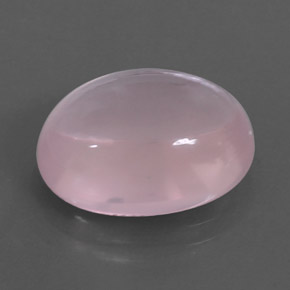 Quartz rose rose naturelle transparent, 10,87 ct, transparent / translucide