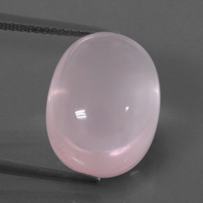 Quartz rose rose naturelle transparent, 13,47 ct, transparent / translucide