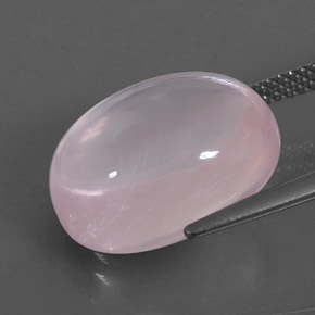 Quartz rose rose naturelle transparent, 13,47 ct, transparent / translucide