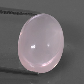 Quartz rose rose naturelle transparent, 11,90 ct, transparent / translucide