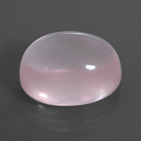 Quartz rose rose naturelle transparent, 12,85 ct, transparent / translucide