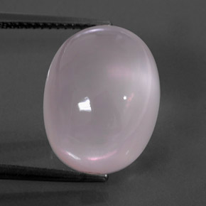 Quartz rose rose naturelle transparent, 13,60 ct, transparent / translucide