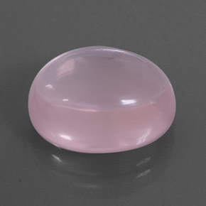 Quartz rose rose naturelle transparent, 12,62 ct, transparent / translucide