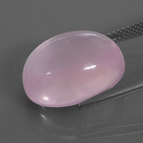 Quartz rose rose naturelle transparent, 12,62 ct, transparent / translucide