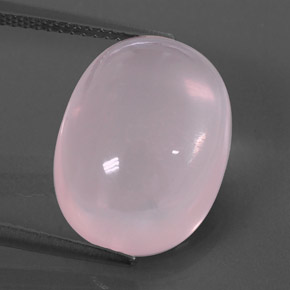 Quartz rose rose naturelle transparent, 11,86 ct, transparent / translucide