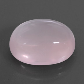Quartz rose rose naturelle transparent, 11,86 ct, transparent / translucide