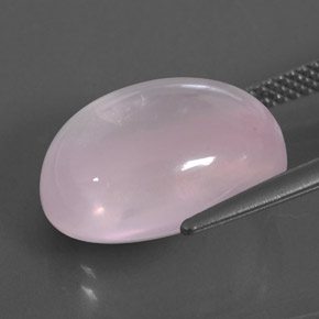Quartz rose rose naturelle transparent, 11,86 ct, transparent / translucide