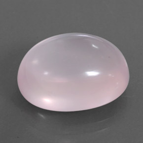 Quartz rose rose naturelle transparent, 12,20 ct, transparent / translucide