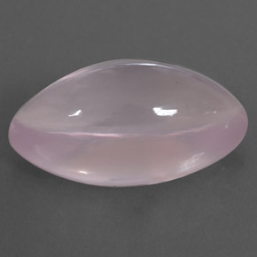 Quartz rose rose naturelle transparent, 17,37 ct, transparent / translucide