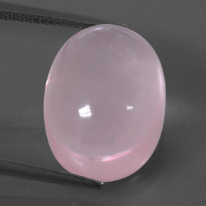 Quartz rose rose naturelle transparent, 13,88 ct, transparent / translucide