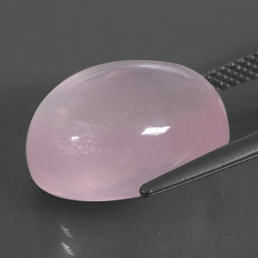 Quartz rose rose naturelle transparent, 13,88 ct, transparent / translucide