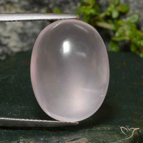 22.88ct Naturel Rose rosé très clair Quartz Rose, ovale, Transparent