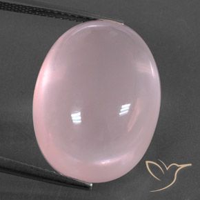 22.92ct Naturel Rose Quartz Rose, ovale, Transparent