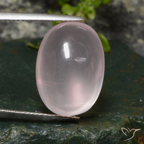 20.08ct Naturel Rose Quartz Rose, ovale, Transparent
