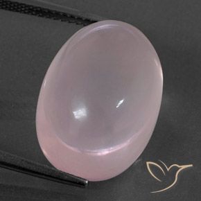 19.84ct Naturel Rose Quartz rose, ovale, Transparent / Translucide