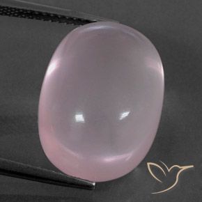 18.41ct Naturel Rose clair Quartz Rose, ovale, Transparent