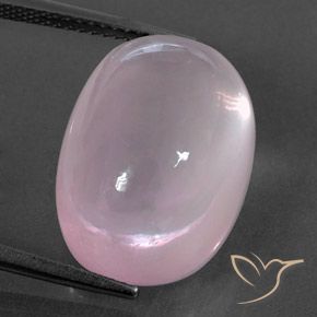 19.62ct Naturel Rose bubblegum Quartz Rose, ovale, Transparent