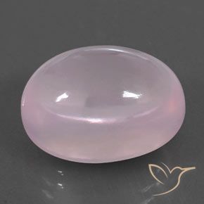 Quartz rose Light Pink  naturelle ovale, 19.02 ct, Transparent
