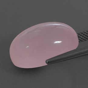 Quartz Rose Rose rosé moyen naturelle Transparent, 18.02 ct, Transparent / Translucide