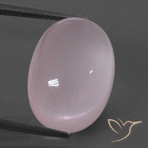 17.36ct Naturel Rose léger Quartz Rose, ovale, Transparent / Translucide