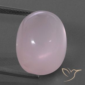 22.11ct Naturel Rose bubblegum Quartz Rose, ovale, Transparent / Translucide
