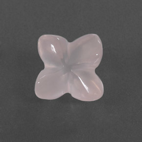 Quartz rose rose naturelle transparent, 3,83 ct, transparent / translucide