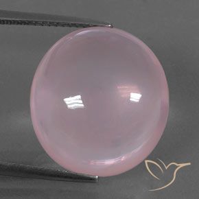 19.27ct Naturel Rose Quartz Rose, ovale, Transparent