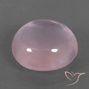 Quartz rose Rose naturelle ovale, 19.27 ct, Transparent