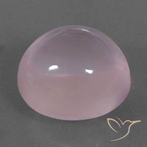 Quartz rose Rose naturelle ovale, 18.94 ct, Transparent