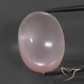 17.78ct Naturel Rose Quartz Rose, ovale, Transparent