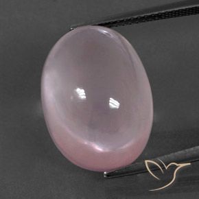18.91ct Naturel Rose corail Quartz Rose, ovale, Transparent