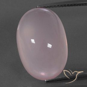 15.52ct Naturel Rose léger Quartz Rose, ovale, Transparent