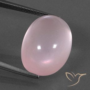 17.46ct Naturel Rose corail Quartz Rose, ovale, Transparent