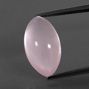 Quartz rose rose naturelle marquise, 6,97 ct, transparent