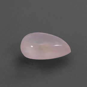 Quartz Rose Rose naturelle En forme de poire, 4.66 ct, Transparent
