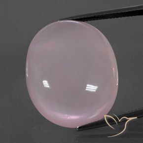 47.87ct Naturel Rose corail Quartz Rose, ovale, Transparent