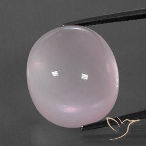 47.24ct Naturel Rose clair Quartz Rose, ovale, Transparent