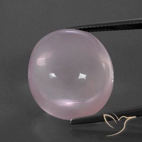 34.11ct Naturel Rose clair Quartz Rose, ovale, Transparent