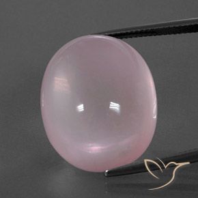 43.16ct Naturel Rose corail Quartz Rose, ovale, Transparent