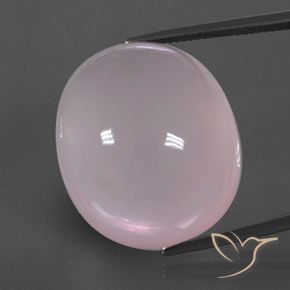 52.78ct Naturel Rose bubblegum Quartz Rose, ovale, Transparent