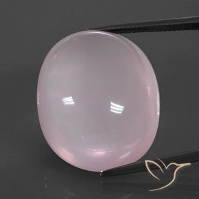 57.56ct Naturel Rose clair Quartz Rose, ovale, Transparent