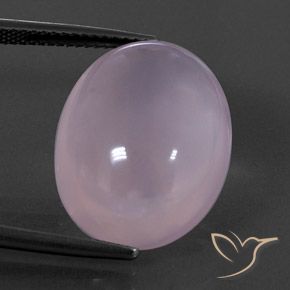 20.05ct Naturel Rose cerise léger Quartz Rose, ovale, Transparent