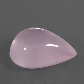 Quartz rose rose naturelle transparent, 18,99 ct, transparent / translucide